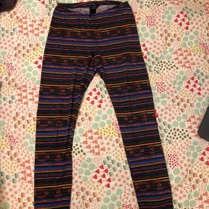 Nollie Size Medium (Girls) Tribal Leggings